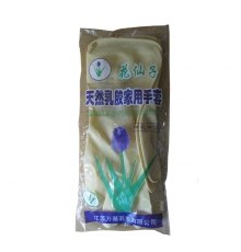 花仙子天然乳膠家用手套（L號(hào)，10雙/扎，300雙/箱）