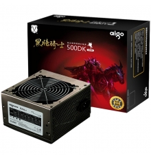 愛國者(aigo)額定350W 黑暗騎士500DK 電源(寬幅設(shè)計(jì)/加強(qiáng)12V設(shè)計(jì))