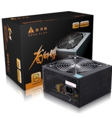 金河田(Golden field)額定450W 省師傅5500 電源(額定450W/主動(dòng)式PFC/12CM風(fēng)扇/背線/下置/防蟲技術(shù))